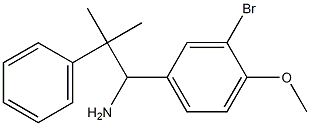 1-(3-bromo-4-methoxyphenyl)-2-methyl-2-phenylpropan-1-amine