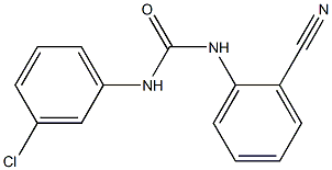  1-(3-chlorophenyl)-3-(2-cyanophenyl)urea
