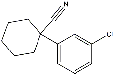 1-(3-chlorophenyl)cyclohexane-1-carbonitrile