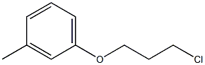 1-(3-chloropropoxy)-3-methylbenzene,,结构式