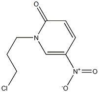 1-(3-chloropropyl)-5-nitro-1,2-dihydropyridin-2-one Structure