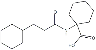 1-(3-cyclohexylpropanamido)cyclohexane-1-carboxylic acid