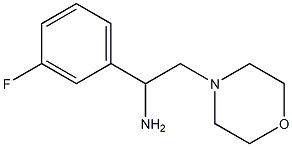 1-(3-fluorophenyl)-2-(morpholin-4-yl)ethan-1-amine|