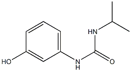 1-(3-hydroxyphenyl)-3-propan-2-ylurea 化学構造式