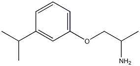  1-(3-isopropylphenoxy)propan-2-amine