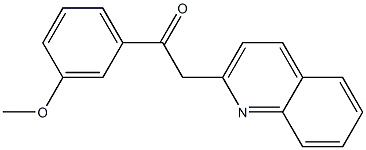 1-(3-methoxyphenyl)-2-(quinolin-2-yl)ethan-1-one|