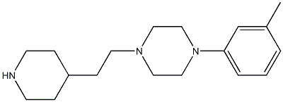 1-(3-methylphenyl)-4-[2-(piperidin-4-yl)ethyl]piperazine