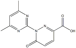 1-(4,6-dimethylpyrimidin-2-yl)-6-oxo-1,6-dihydropyridazine-3-carboxylic acid