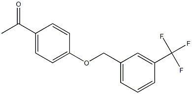 1-(4-{[3-(trifluoromethyl)phenyl]methoxy}phenyl)ethan-1-one