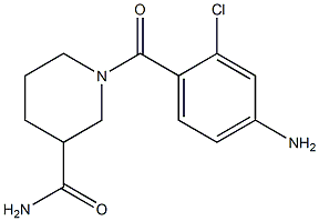 1-(4-amino-2-chlorobenzoyl)piperidine-3-carboxamide