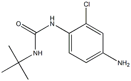 1-(4-amino-2-chlorophenyl)-3-tert-butylurea Struktur