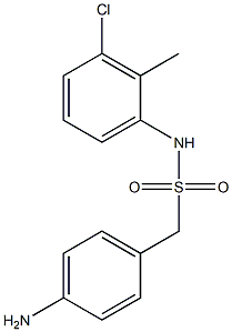 1-(4-aminophenyl)-N-(3-chloro-2-methylphenyl)methanesulfonamide