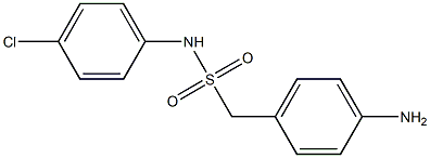 1-(4-aminophenyl)-N-(4-chlorophenyl)methanesulfonamide Structure