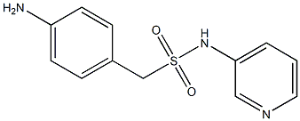 1-(4-aminophenyl)-N-(pyridin-3-yl)methanesulfonamide,,结构式