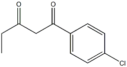 1-(4-chlorophenyl)pentane-1,3-dione Structure