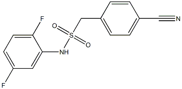 1-(4-cyanophenyl)-N-(2,5-difluorophenyl)methanesulfonamide|