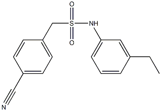  1-(4-cyanophenyl)-N-(3-ethylphenyl)methanesulfonamide