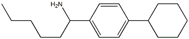  1-(4-cyclohexylphenyl)hexan-1-amine