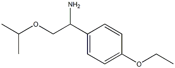 1-(4-ethoxyphenyl)-2-(propan-2-yloxy)ethan-1-amine Struktur