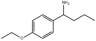 1-(4-ethoxyphenyl)butan-1-amine, 1020936-55-3, 结构式