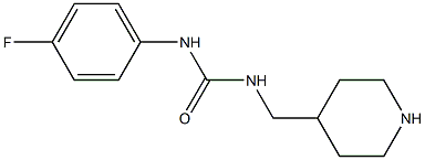 1-(4-fluorophenyl)-3-(piperidin-4-ylmethyl)urea Structure