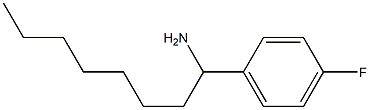 1-(4-fluorophenyl)octan-1-amine 化学構造式