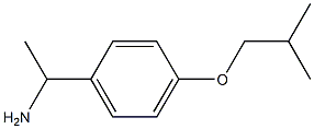 1-(4-isobutoxyphenyl)ethanamine 化学構造式