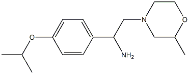 1-(4-isopropoxyphenyl)-2-(2-methylmorpholin-4-yl)ethanamine Structure