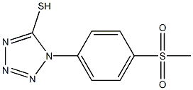 1-(4-methanesulfonylphenyl)-1H-1,2,3,4-tetrazole-5-thiol 化学構造式