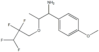 1-(4-methoxyphenyl)-2-(2,2,3,3-tetrafluoropropoxy)propan-1-amine