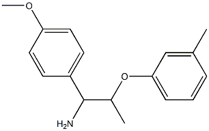 1-(4-methoxyphenyl)-2-(3-methylphenoxy)propan-1-amine