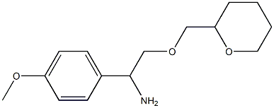 1-(4-methoxyphenyl)-2-(oxan-2-ylmethoxy)ethan-1-amine Structure