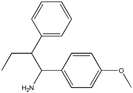 1-(4-methoxyphenyl)-2-phenylbutan-1-amine Struktur