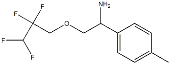 1-(4-methylphenyl)-2-(2,2,3,3-tetrafluoropropoxy)ethan-1-amine