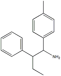1-(4-methylphenyl)-2-phenylbutan-1-amine Struktur