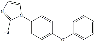 1-(4-phenoxyphenyl)-1H-imidazole-2-thiol 结构式