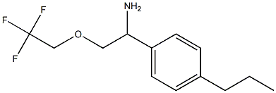 1-(4-propylphenyl)-2-(2,2,2-trifluoroethoxy)ethanamine|