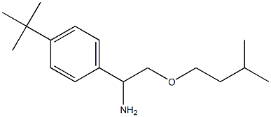 1-(4-tert-butylphenyl)-2-(3-methylbutoxy)ethan-1-amine Struktur