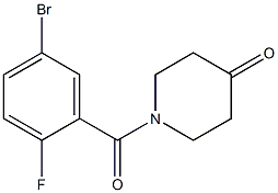 1-(5-bromo-2-fluorobenzoyl)piperidin-4-one