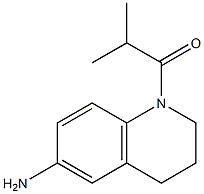 1-(6-amino-1,2,3,4-tetrahydroquinolin-1-yl)-2-methylpropan-1-one 化学構造式