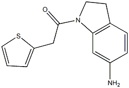 1-(6-amino-2,3-dihydro-1H-indol-1-yl)-2-(thiophen-2-yl)ethan-1-one