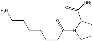 1-(7-aminoheptanoyl)pyrrolidine-2-carboxamide