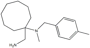 1-(aminomethyl)-N-methyl-N-[(4-methylphenyl)methyl]cyclooctan-1-amine|