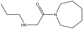 1-(azepan-1-yl)-2-(propylamino)ethan-1-one 化学構造式