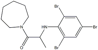 1-(azepan-1-yl)-2-[(2,4,6-tribromophenyl)amino]propan-1-one