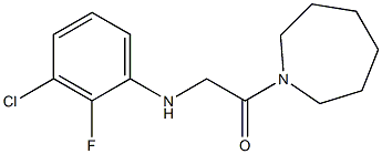 1-(azepan-1-yl)-2-[(3-chloro-2-fluorophenyl)amino]ethan-1-one