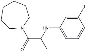 1-(azepan-1-yl)-2-[(3-iodophenyl)amino]propan-1-one