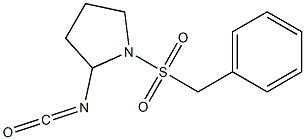 1-(benzylsulfonyl)-2-isocyanatopyrrolidine Structure