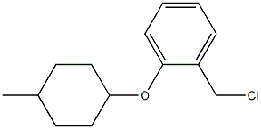 1-(chloromethyl)-2-[(4-methylcyclohexyl)oxy]benzene,,结构式