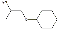 1-(cyclohexyloxy)propan-2-amine,,结构式